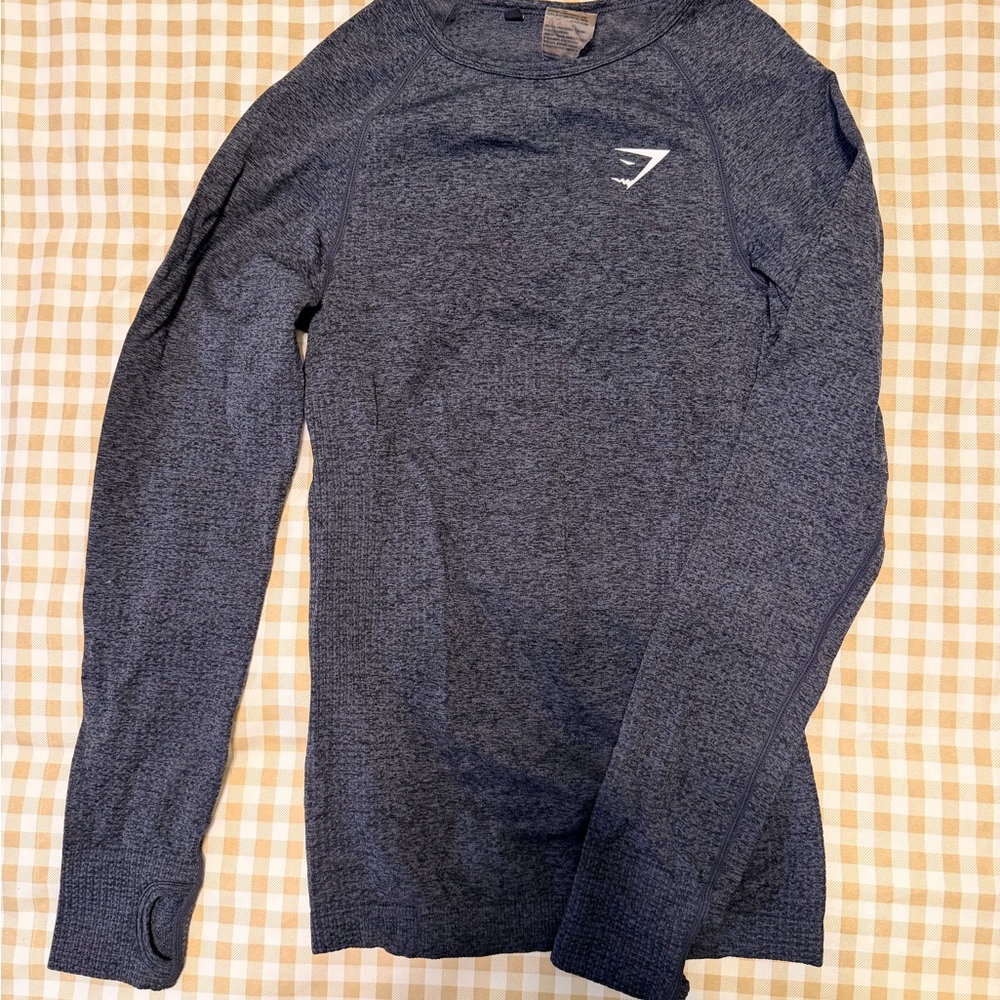 Gymshark Women's Long Sleeve Tee - Dark Blue
